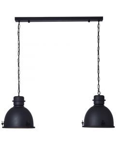 Industrielle Pendelleuchte Schwarz, Senna