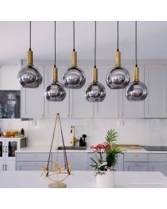 Design Pendelleuchte Grau, Giada
