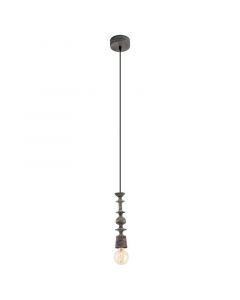 Holz Pendelleuchte Schwarz, Abel