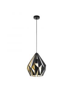 Schwarze moderne Pendelleuchte Metall, Acri