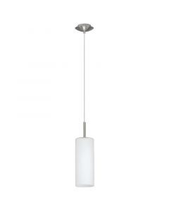 Nickel Pendelleuchte Glas, Ciuda