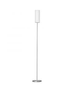 Nickel Stehlampe Glas, Ciuda, mit Schalter