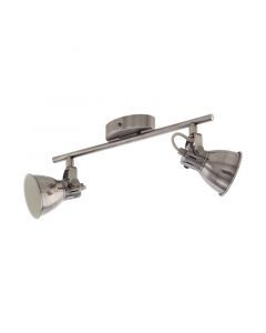 Creme vintage Deckenstrahler Stahl, Tinke
