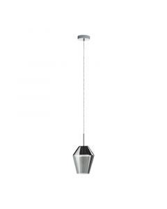Graue moderne Pendelleuchte Glas, Carl