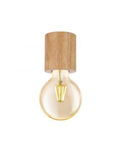 Holz Deckenlampe Braun, Yannic