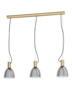 Bronze moderne Pendelleuchte Glas, Driek