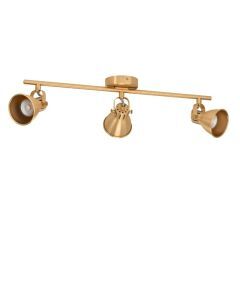 Goldene industrielle Deckenstrahler Aluminium, Tinke