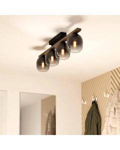Braune design Deckenleuchte Aluminium, Frida