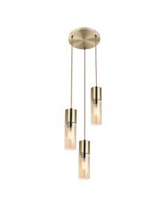Bernstein design Pendelleuchte Glas, Xena