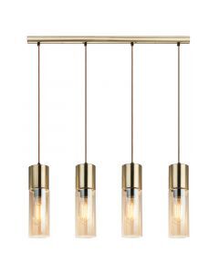 Bernstein design Pendelleuchte Glas, Xena