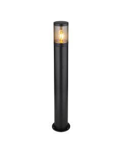 Schwarze moderne Außenleuchte Edelstahl, Lambert, IP44