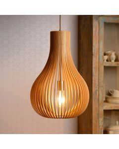 Holz Pendelleuchte Braun, Bodo