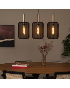 Schwarze Pendelleuchte Modern, Corina
