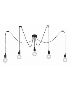 Schwarze Pendelleuchte Modern, Fix