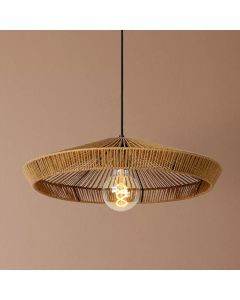 Rattan Pendelleuchte Holz, Yunkai