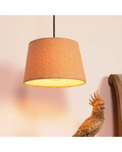 Gelbe Pendelleuchte Vintage, Woolly