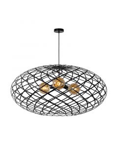 Schwarze Pendelleuchte Modern, Wolfram