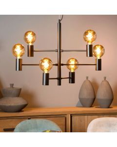 Schwarze Pendelleuchte Modern, Leanne