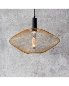 Goldene Pendelleuchte Modern, Mesh