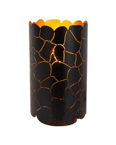 Schwarze Tischleuchte Modern, Almelo, mit Schalter