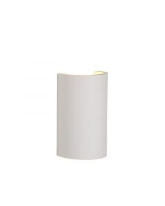 Gips Wandleuchte Weiß, Gipsy