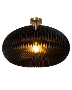 Papier Deckenlampe Schwarz, Armoni