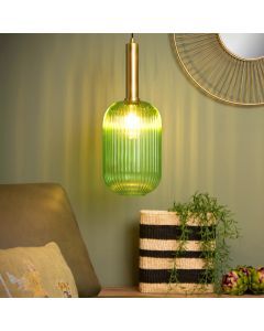Goldene Pendelleuchte Retro, Maloto