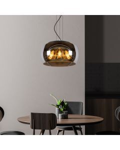 Graue Pendelleuchte Modern, Olivia