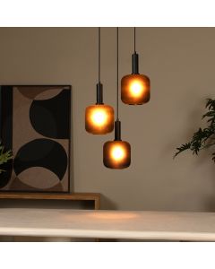 Schwarze Pendelleuchte Modern, Eloise
