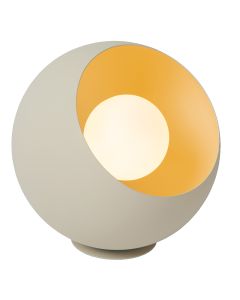 Beige Tischleuchte Modern, Doredos, mit Schalter