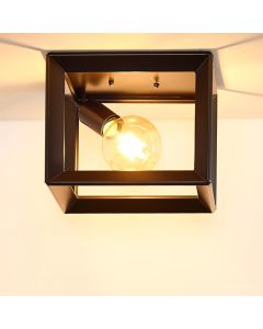 Graue Deckenlampe Retro, Thor