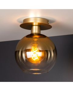 Goldene Deckenlampe Retro, Marius