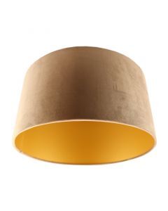 Taupe Lampenschirm Melanie, Stoff, modern