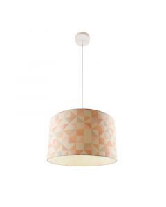 Moderne Kinder Pendelleuchte Pink, Diamonds
