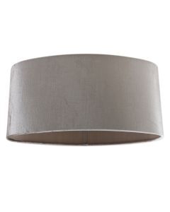 40 cm Ovaler Samt Lampenschirm Grau, Rody