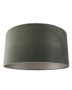 50 cm Samt Lampenschirm Grün, Rody
