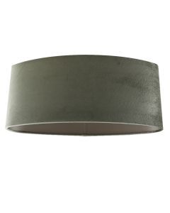 50 cm Ovaler Samt Lampenschirm Grün, Rody