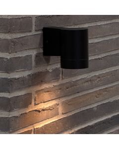 Schwarze Außenleuchte Aluminium, Tin, IP54