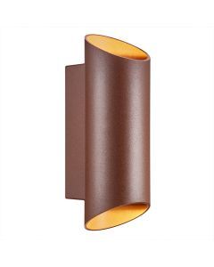 Rostfarbene Außenleuchte Modern, Nico, IP54