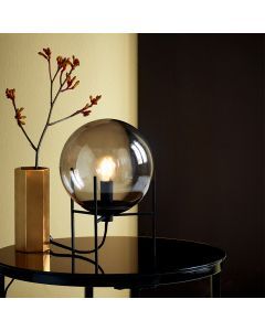 Schwarze Tischleuchte Design, Alton, mit Schalter
