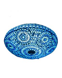 Blaue Mosaik Deckenlampe Orientalisch, Louay
