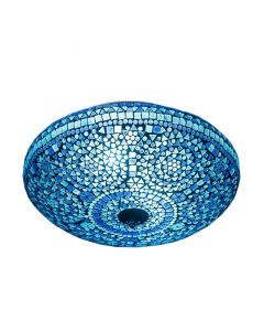 Blaue Mosaik Deckenlampe Orientalisch, Louay