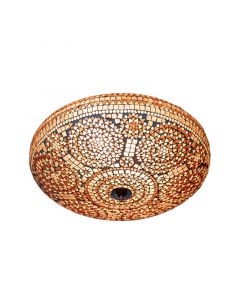 Lila Mosaik Deckenlampe Orientalisch, Annas
