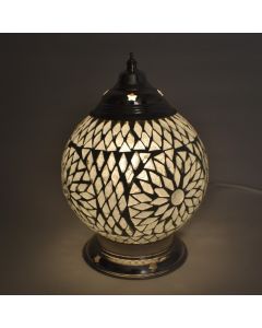 Transparente Mosaik Tischleuchte Orientalisch, Sabri