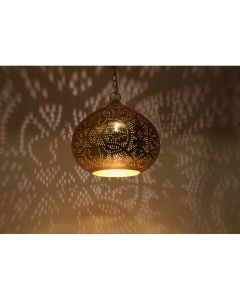 Goldene Pendelleuchte Orientalisch, Noah