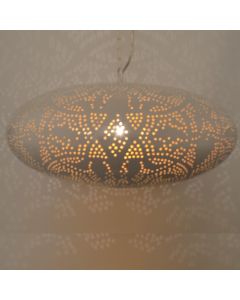 Weiße Pendelleuchte Orientalisch, Zina