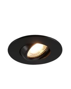 Moderne Badezimmer Einbaustrahler Schwarz, Jill, IP44