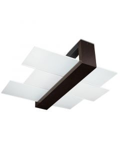 Glas Deckenleuchte Braun, Fouzia