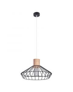 Holz Pendelleuchte Braun, Gesina