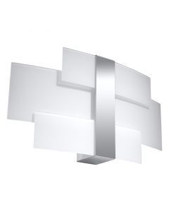 Glas Wandleuchte Chrom, Marith